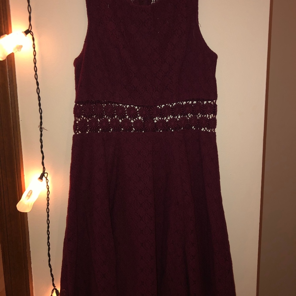 Free People Maroon Dress